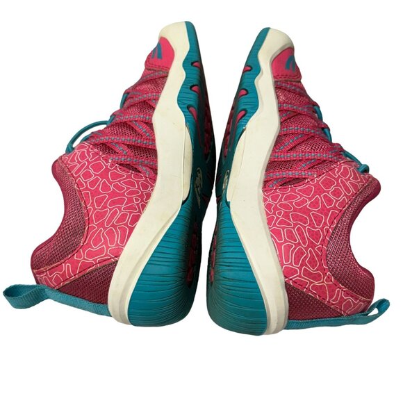 Kamik Scout Sneakers Little Girls Size 13 Pink Blue Mesh Pull Cord Hiking Shoes - Picture 7 of 15